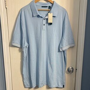 Perry Ellis Men's Light Blue Polo Shirt